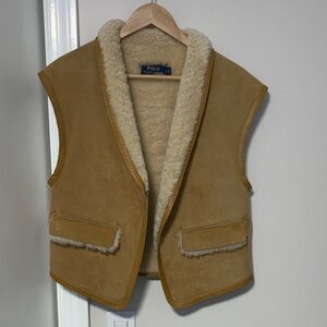 Ralph Lauren shearling vest
